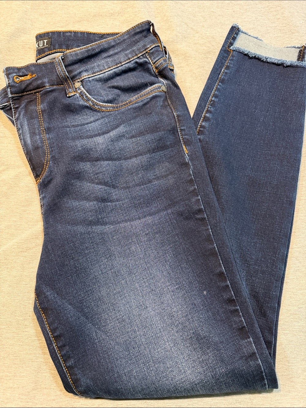 Kut from the Kloth Dark Indigo Skinny Jeans